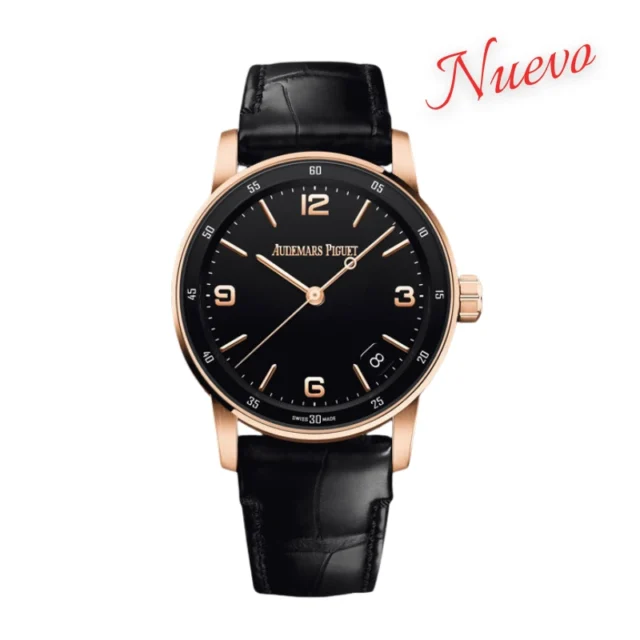 Reloj réplica Audemars Piguet Code 11.59 Selfwinding 15210Or esfera negra – 41 mm
