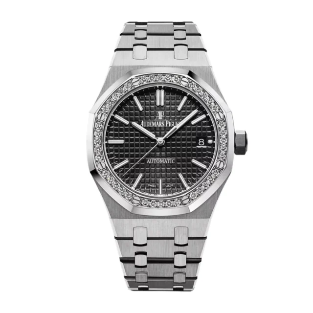 Reloj réplica Audemars Piguet Royal Oak 15451 caja con pedrería – 37 mm · Ref. RSC-3549