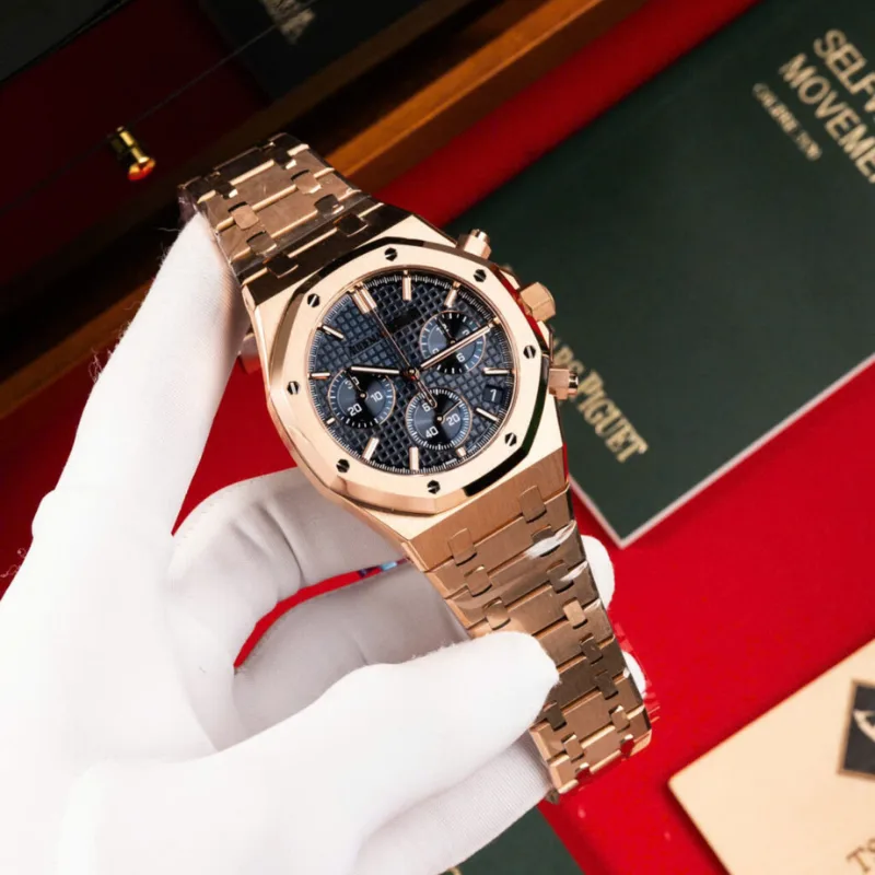 Reloj réplica Audemars Piguet Royal Oak 26240 acabado oro rosa – 41 mm · Ref. RSC-12470