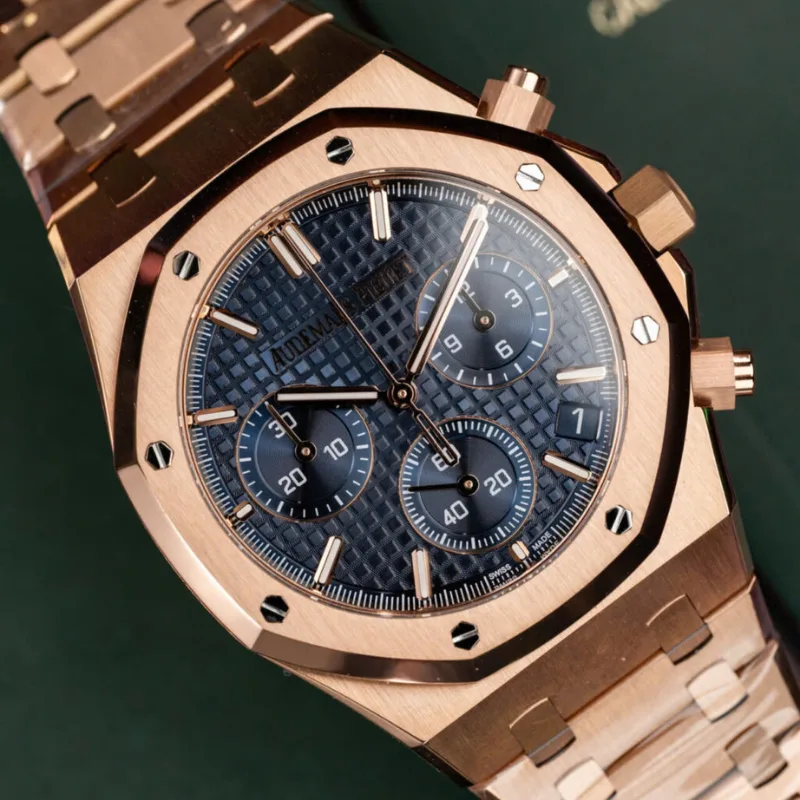 Reloj réplica Audemars Piguet Royal Oak 26240 acabado oro rosa – 41 mm · Ref. RSC-12470