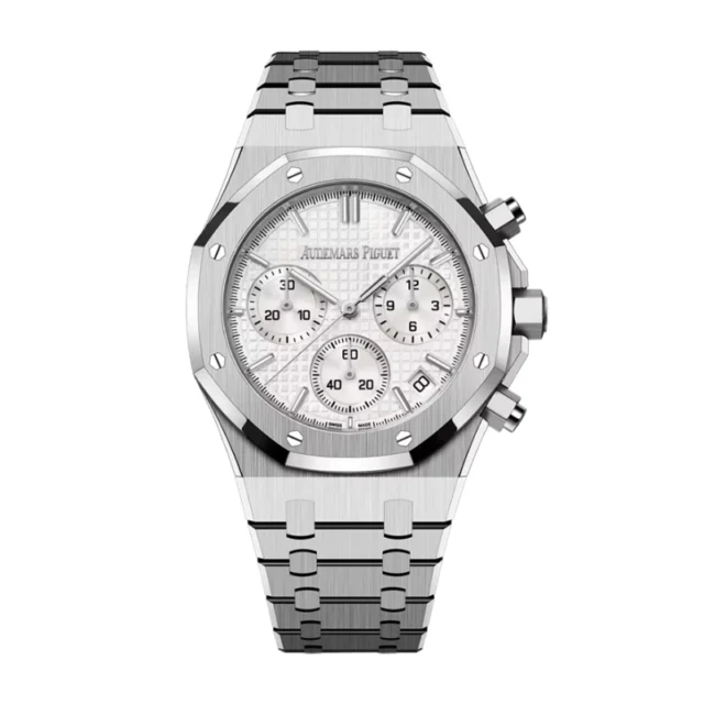Reloj réplica Audemars Piguet Royal Oak 26240 esfera blanca – 41 mm