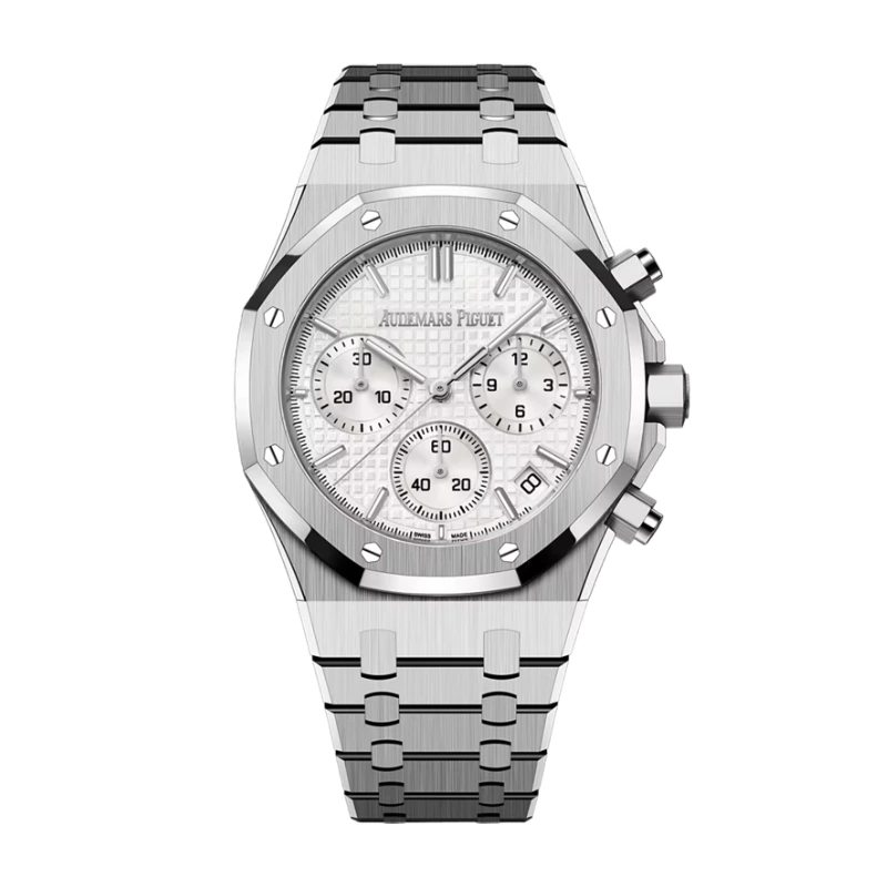 Reloj réplica Audemars Piguet Royal Oak 26240 esfera blanca – 41 mm