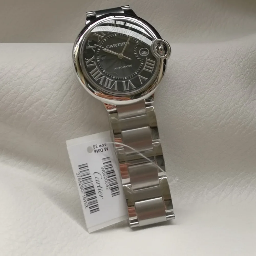 Reloj réplica Cartier Ballon Bleu esfera gris acero – 42 mm