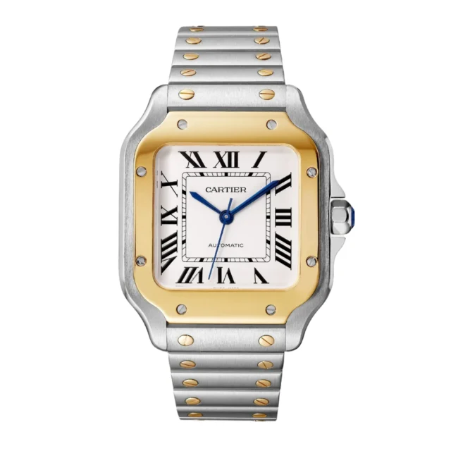 Reloj réplica Cartier Santos de Cartier bicolor – 39,8 mm