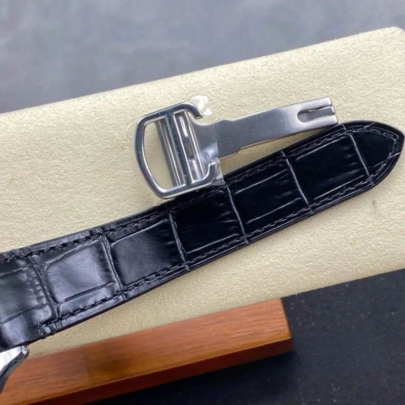 Reloj réplica Cartier Santos de Cartier correa de piel – 39,8 mm · Ref. RSC-3504
