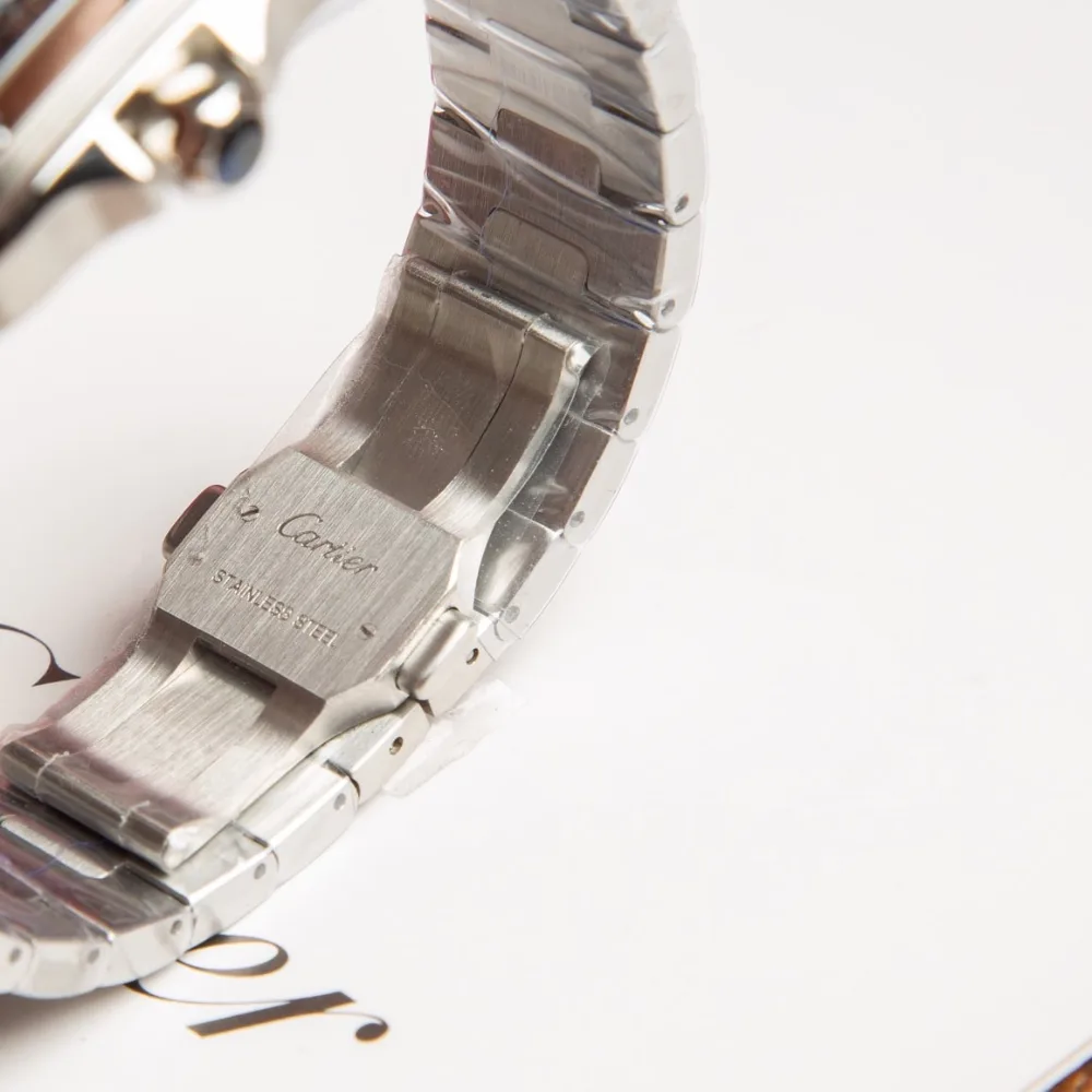 Reloj réplica Cartier Santos de Cartier esfera azul – 39,8 mm