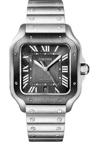 Reloj réplica Cartier Santos de Cartier esfera azul – 39,8 mm