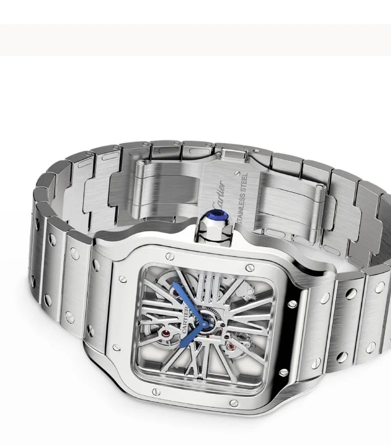 Reloj réplica Cartier Santos de Cartier esqueleto – 39,8 mm · Ref. RSC-10942