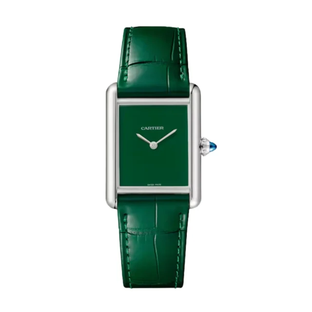 Reloj réplica Cartier Tank Must verde – 25,5 mm