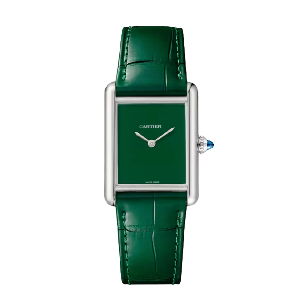 Reloj réplica Cartier Tank Must verde – 25,5 mm