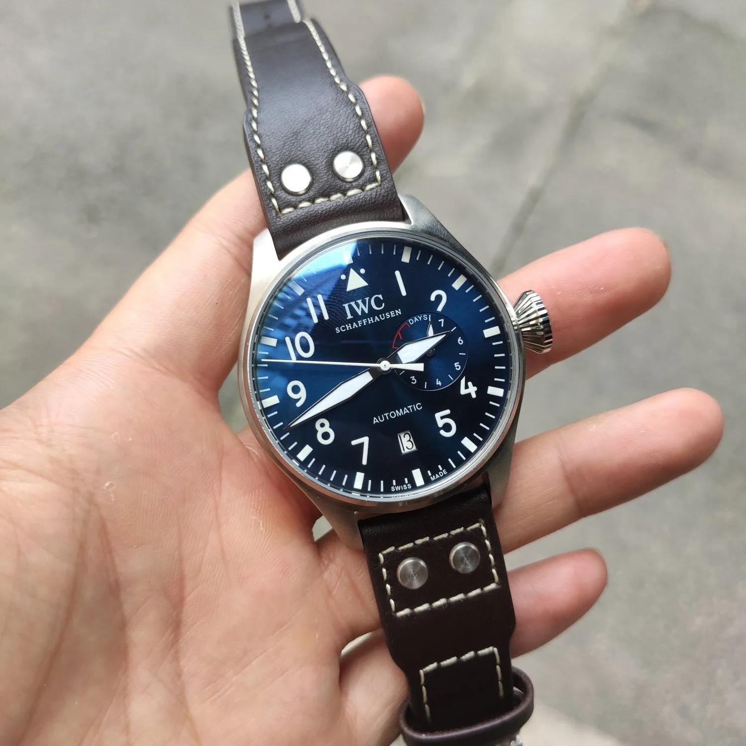 Reloj réplica IWC Pilot – 46 mm · Ref. RSC-8189