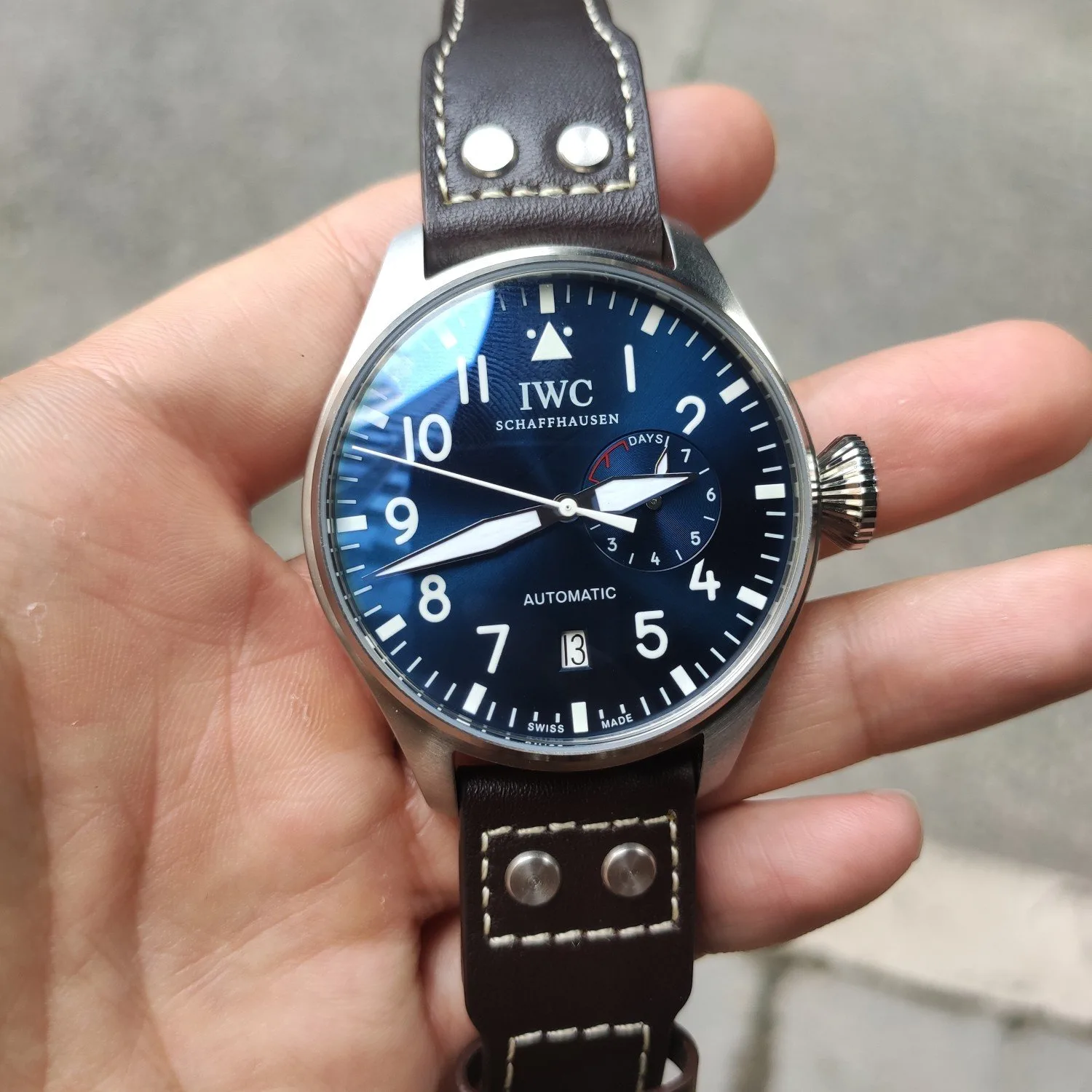 Reloj réplica IWC Pilot – 46 mm · Ref. RSC-8189