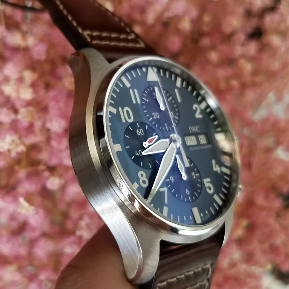 Reloj réplica IWC Pilot esfera azul – 43 mm