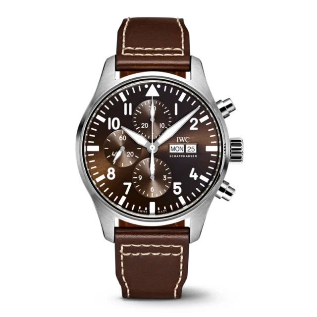 Reloj réplica IWC Pilot esfera marrón – 43 mm