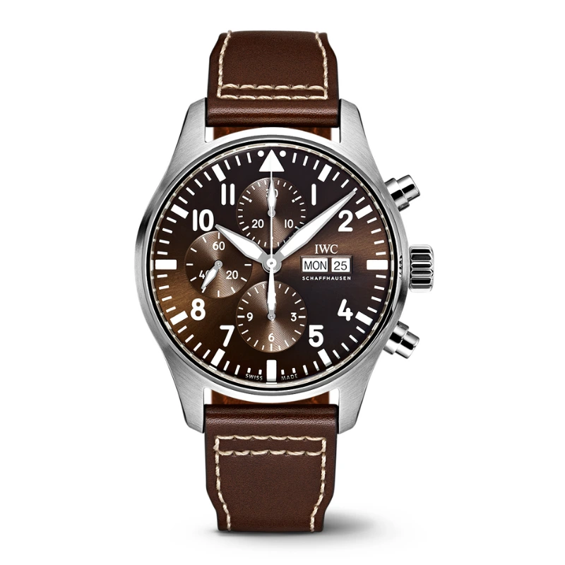 Reloj réplica IWC Pilot esfera marrón – 43 mm