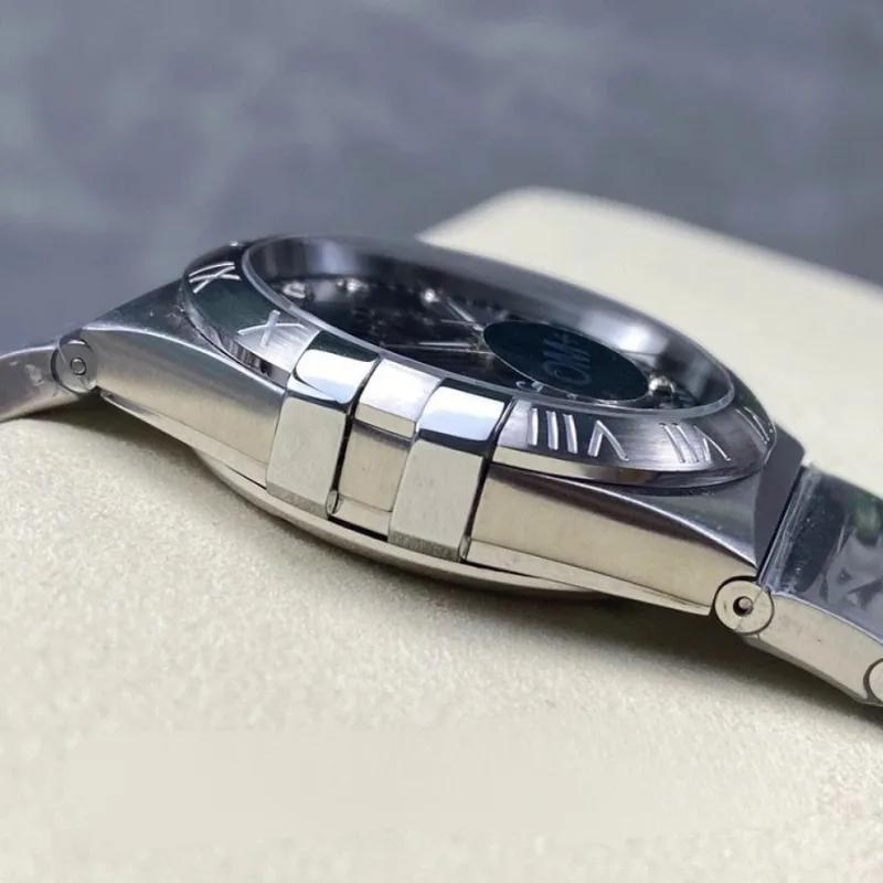 Reloj réplica Omega Constellation esfera con pedrería – 38 mm