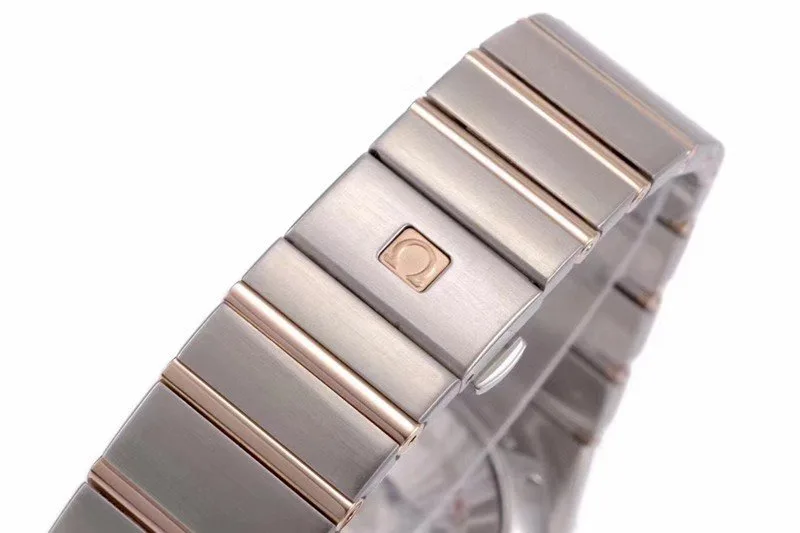 Reloj réplica Omega Constellation esfera dorada – 38 mm