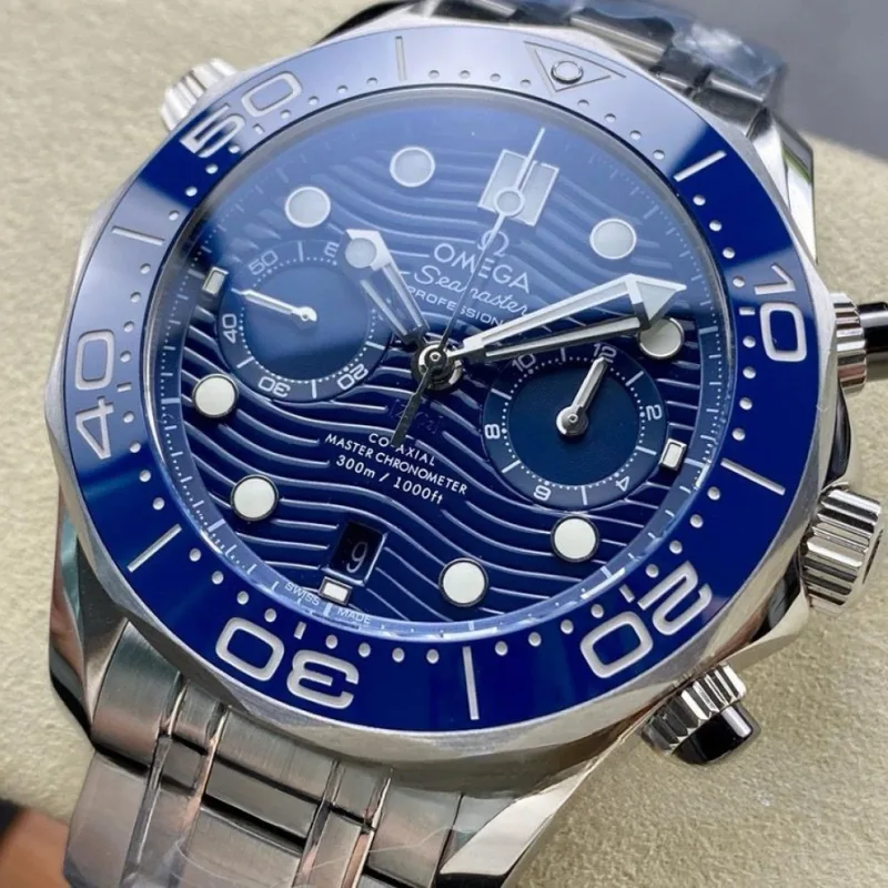 Reloj réplica Omega Seamaster Diver 300M Chronograph – 44 mm · Ref. RSC-3089