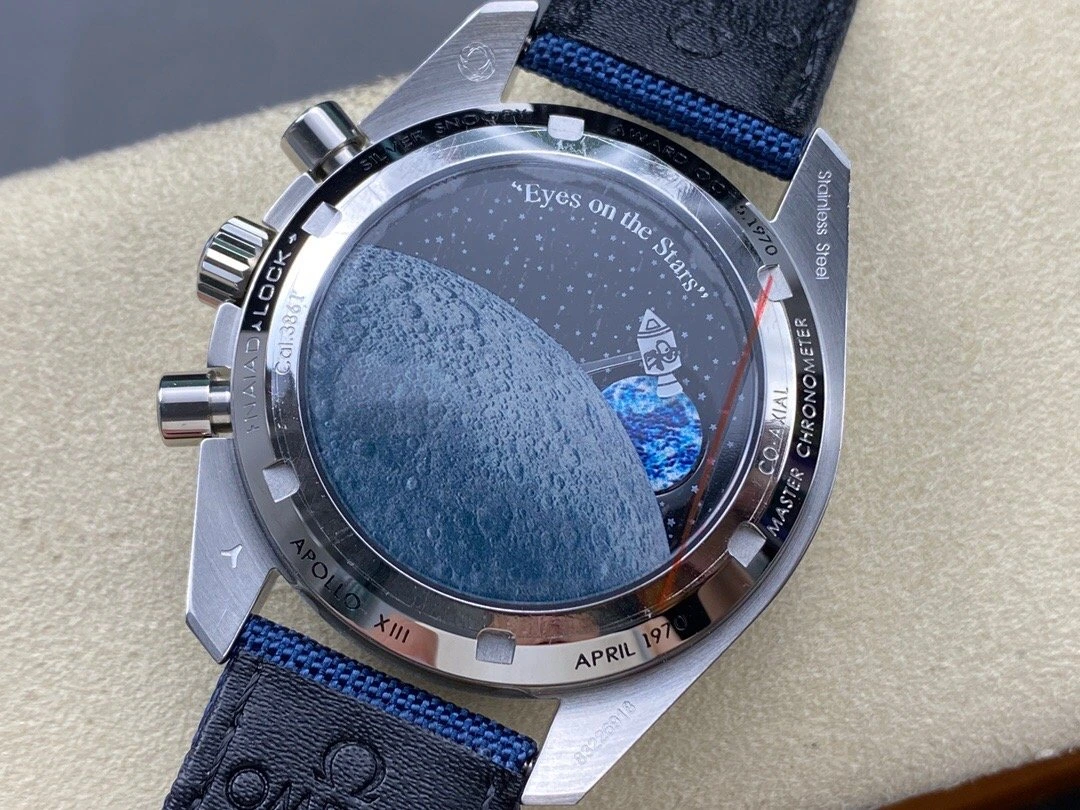 Reloj réplica Omega Speedmaster Moon Snoopy 50 aniversario · Ref. RSC-8613