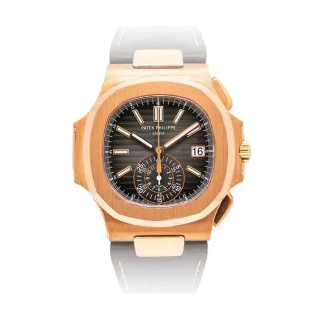 Reloj réplica Patek Philippe Nautilus 5980 correa de piel – 40 mm