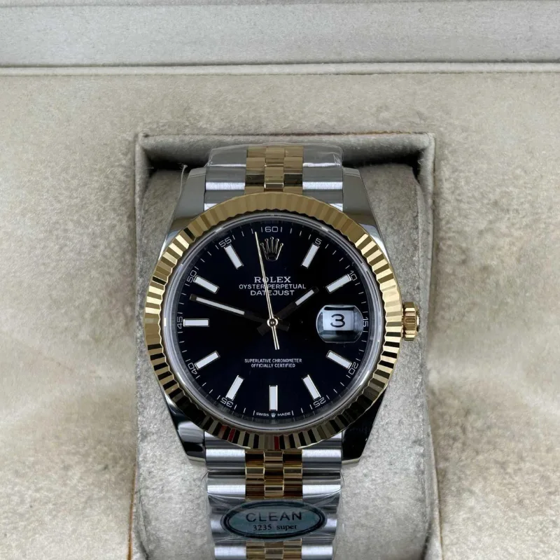 Reloj réplica Rolex Datejust Jubilee bicolor – 41 mm · Ref. RSC-3252