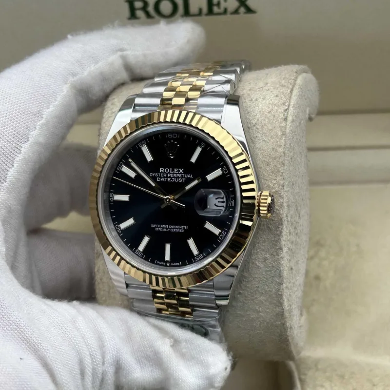 Reloj réplica Rolex Datejust Jubilee bicolor – 41 mm · Ref. RSC-3252