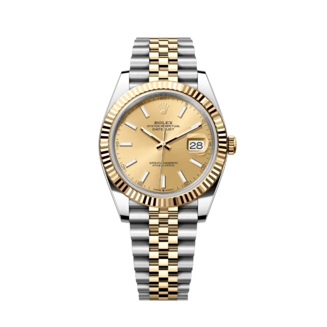 Reloj réplica Rolex Datejust Jubilee bicolor dorado – 36 mm