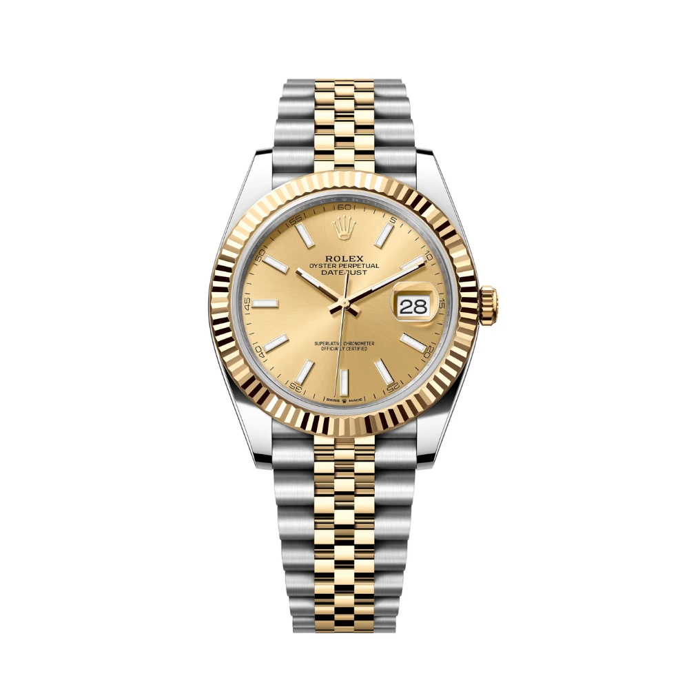 Reloj réplica Rolex Datejust Jubilee bicolor dorado – 36 mm