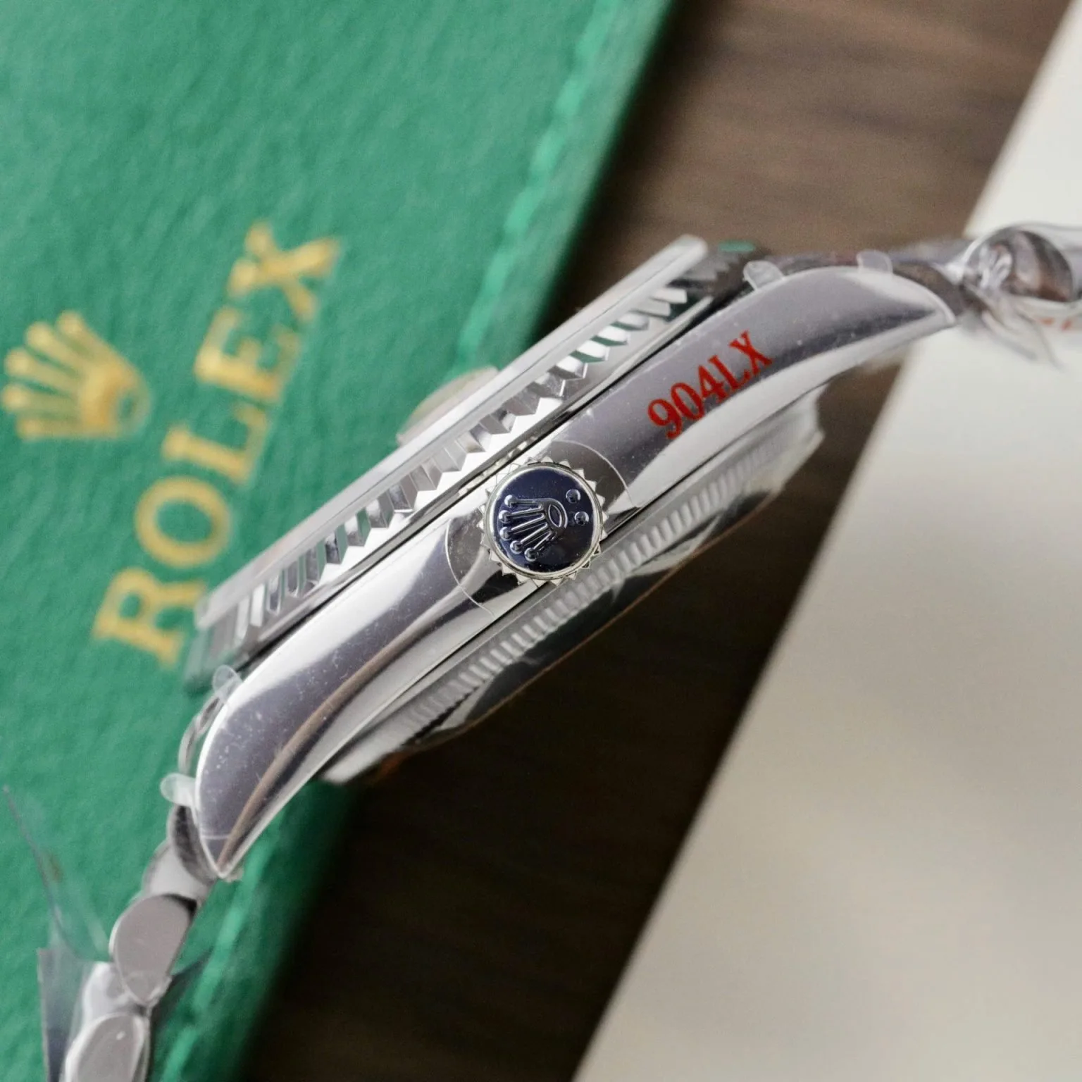 Reloj réplica Rolex Day-Date acabado oro blanco – 36 mm