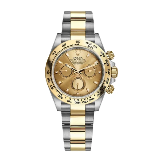 Reloj réplica Rolex Daytona Cosmograph bicolor dorado Dial – 40 mm