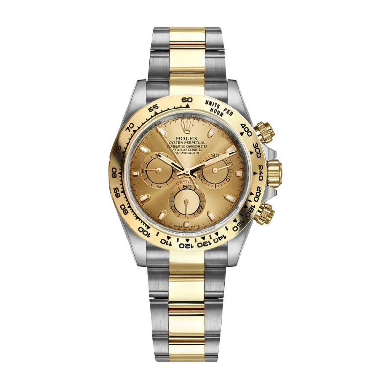 Reloj réplica Rolex Daytona Cosmograph bicolor dorado Dial – 40 mm