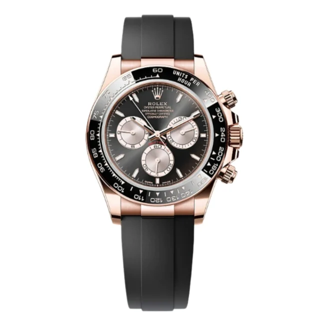 Reloj réplica Rolex Daytona Cosmograph Oysterflex acabado oro rosa – 40 mm · Ref. RSC-98