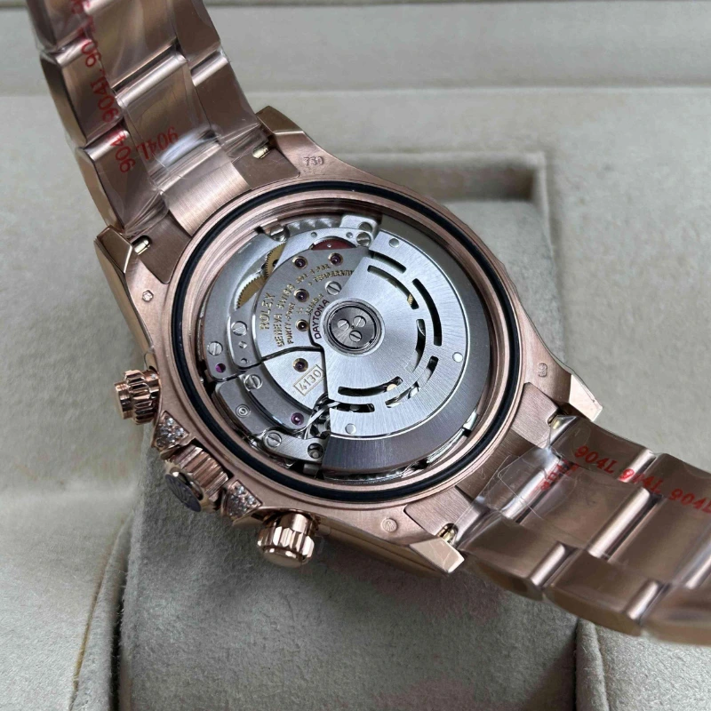 Reloj réplica Rolex Daytona Cosmograph Rainbow con pedrería – 40 mm · Ref. RSC-11231