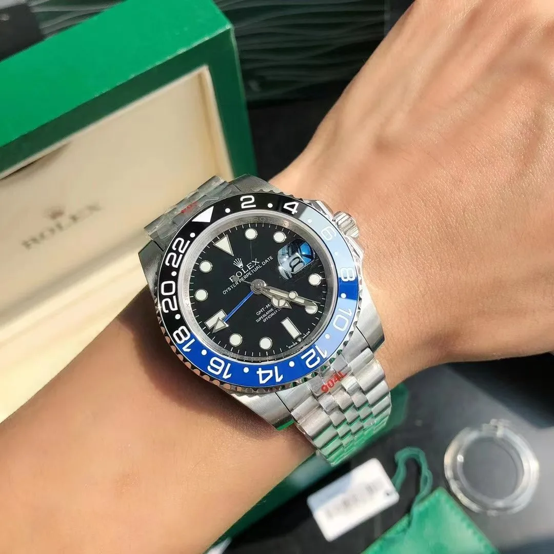 Reloj réplica Rolex GMT-Master II Jubilee Batman – 40 mm