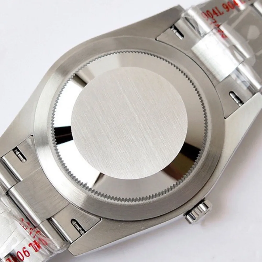 Reloj réplica Rolex Oyster Perpetual acabado oro blanco – 36 mm