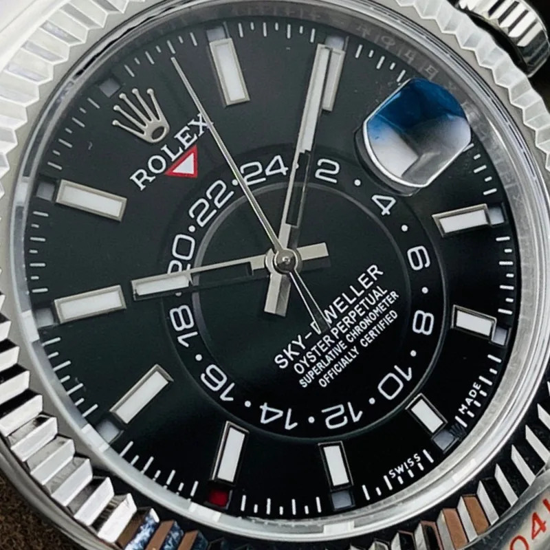 Reloj réplica Rolex Oyster Sky-Dweller negro – 42 mm