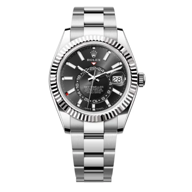 Reloj réplica Rolex Oyster Sky-Dweller negro – 42 mm