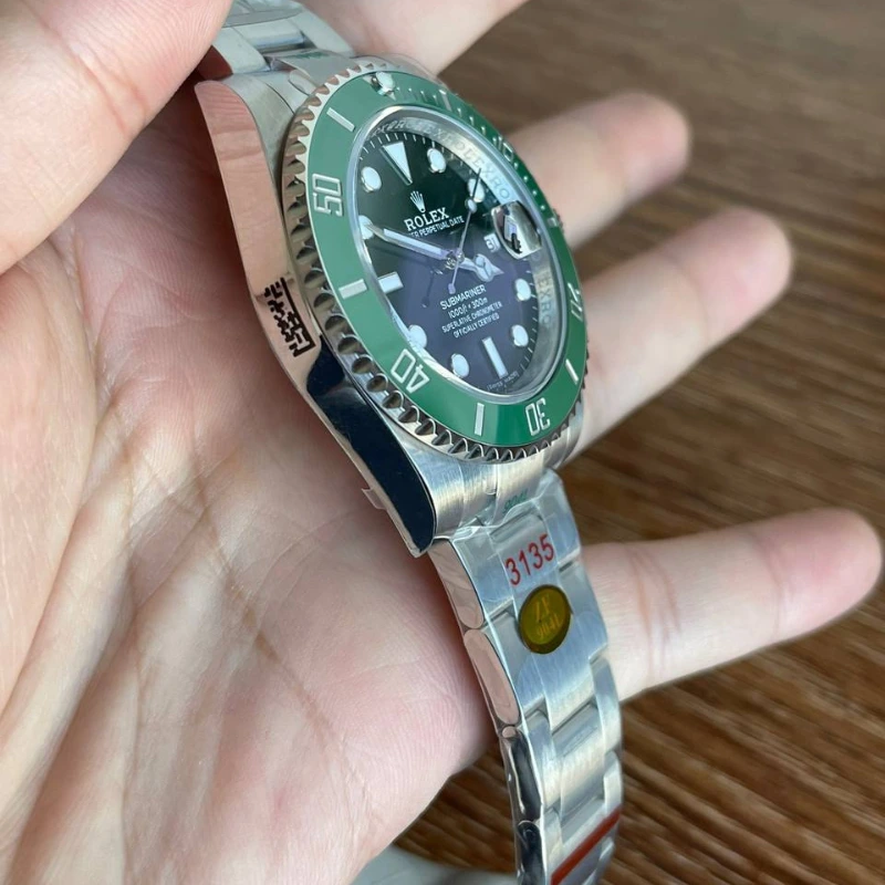 Reloj réplica Rolex Oyster Submariner verde Hulk – 40 mm · Ref. RSC-12105