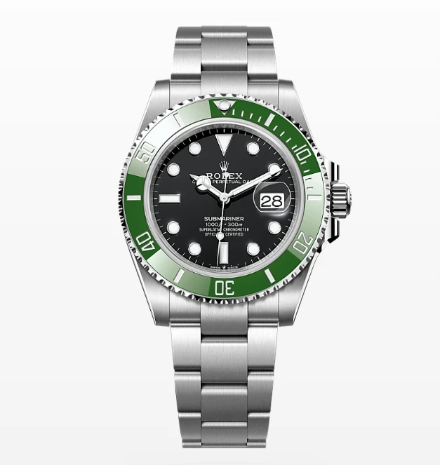 Reloj réplica Rolex Oyster Submariner verde Hulk – 40 mm · Ref. RSC-12105