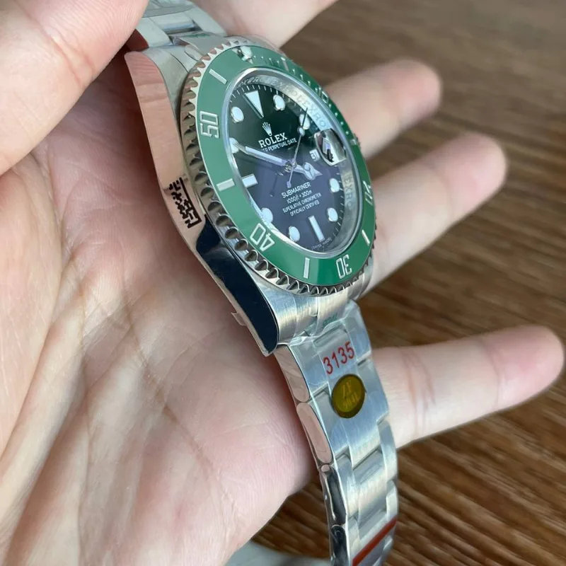 Reloj réplica Rolex Oyster Submariner verde Hulk – 40 mm · Ref. RSC-3483