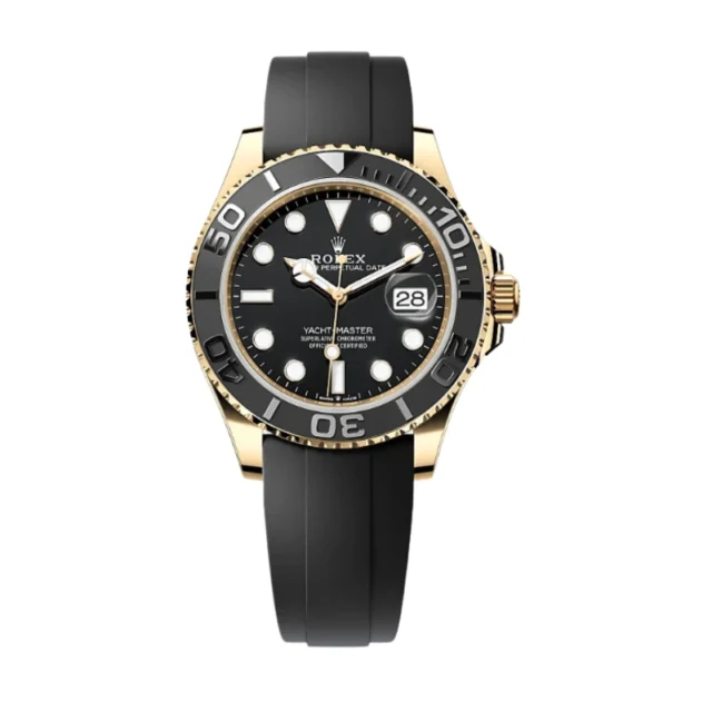 Reloj réplica Rolex Oysterflex Yacht-Master caja dorada – 40 mm