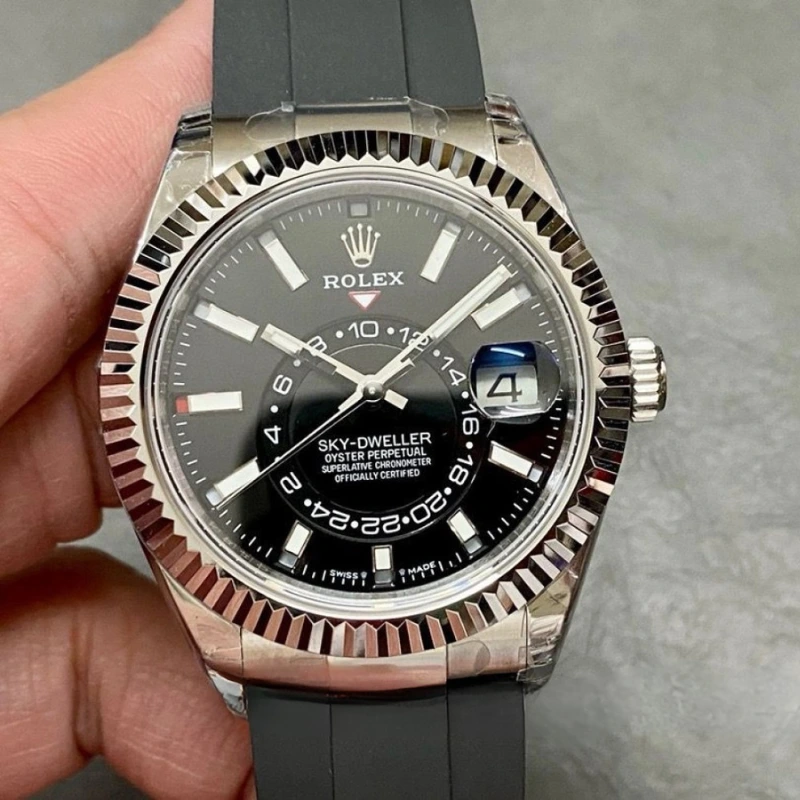 Reloj réplica Rolex Sky-Dweller Oysterflex – 42 mm · Ref. RSC-11753